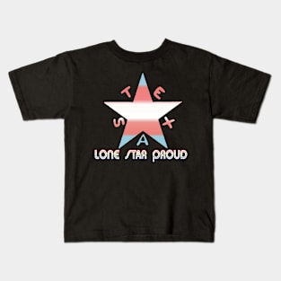 Texas Pride-Trans Kids T-Shirt